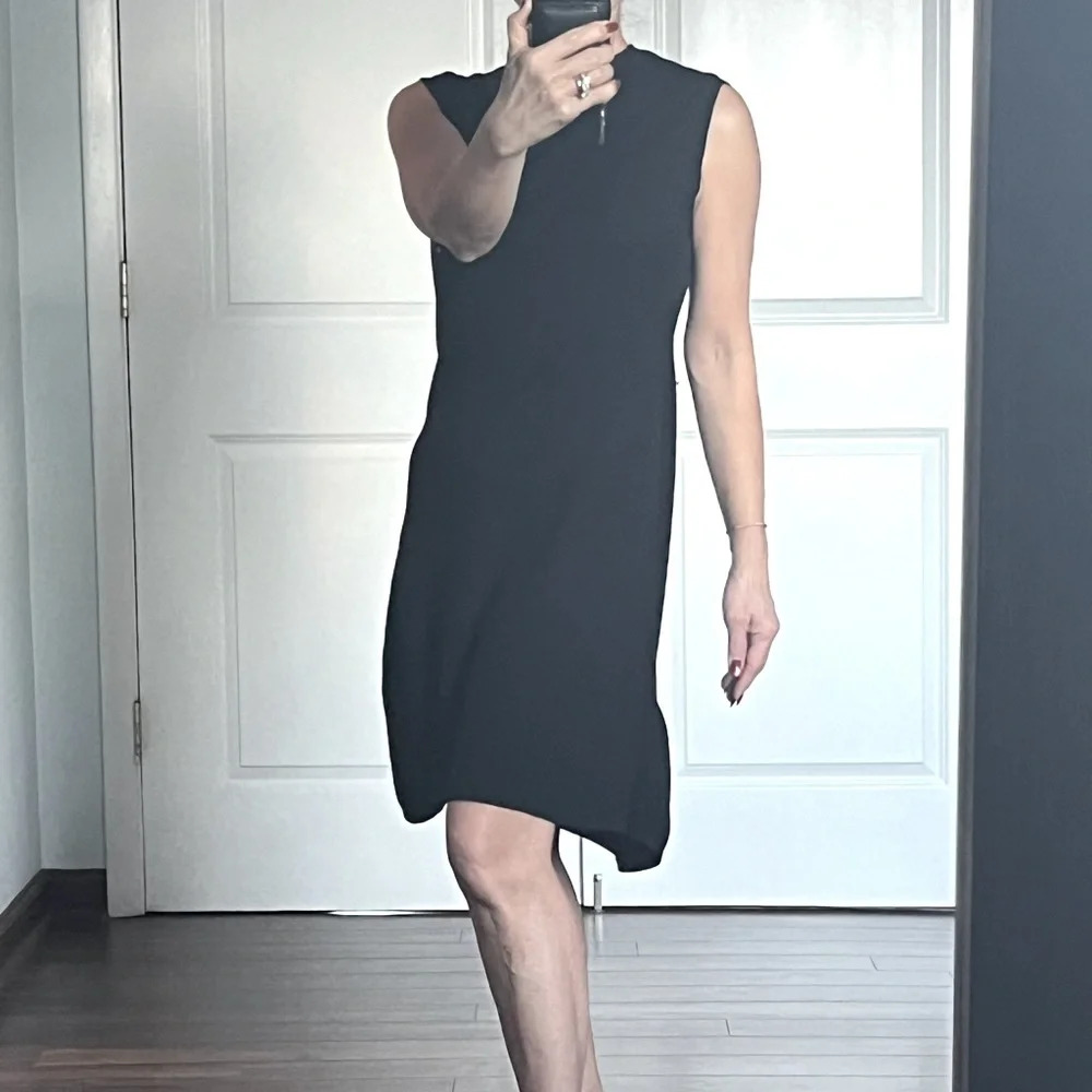 Bottega Veneta 100% cashmere black sweater dress size 38